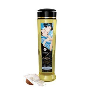 Масажна олія Shunga Adorable &ndash; Coconut thrills (240 мл) натуральна зволожувальна