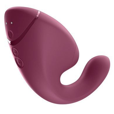 Двойной вакуумный клиторальный стимулятор с вибрацией Womanizer Next Duo - Dusky Pink