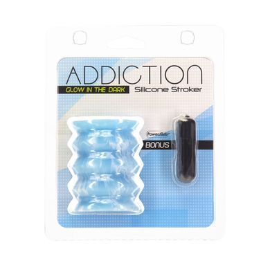 Мастурбатор ADDICTION Silicone Reversible Stroker &ndash; Glow in the Dark