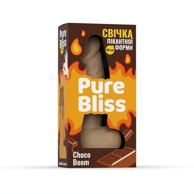 Ароматная свеча пикантной формы Pure Bliss Brown Choco Boom (Шоколад) 15 см
