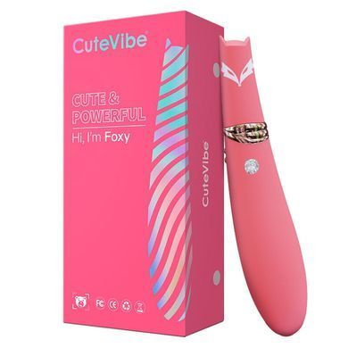Вакуумний стимулятор з вібрацією CuteVibe Foxy Sakura