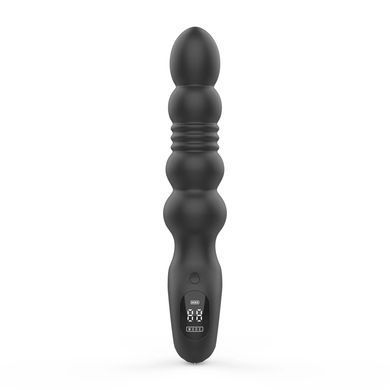 Анальный вибратор с пульсацией Loviss Thor Thrusting Anal Plug, 2 мотора