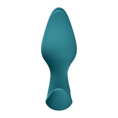 Анальная пробка Fun Factory BOOTIE FEM Bottle Green, в виде бутона, диаметр 2,9 см, тонкий ограничитель