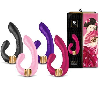 Вибратор-кролик Shunga Miyo Raspberry