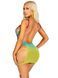 Платье Leg Avenue Seamless Ombre Faux Lace Up Mini Dress One Size Ocean
