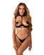 Комплект Obsessive Roccele 2-pcs crotchless set S/M