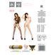 Бодістокінг Passion BS019 white, комбінезон, імітація панчіх і пояса