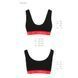 Спортивный топ на широких бретелях Passion PS003 TOP L, black