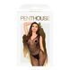 Бодистокинг с узором в виде крыльев и бабочки Penthouse - Wild catch black XL
