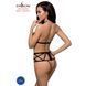 Откровенное боди с элементами стреп JADE BODY black S/M - Passion Exclusive