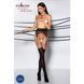 Эротические колготки Passion TIOPEN 003 1/2 (20/40 den), nero, имитация чулок и пояса