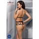 Откровенное боди с элементами стреп JADE BODY black S/M - Passion Exclusive