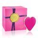 Вибратор-сердечко Rianne S: Heart Vibe Rose, 10 режимов, медицинский силикон, подарочная упаковка