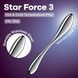 Металевий дилдо Satisfyer Star Force 3, двосторонній, можна нагрівати та охолоджувати, дуже важкий