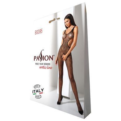 Еротичний бодістокінг з малюнком Passion BS085 black