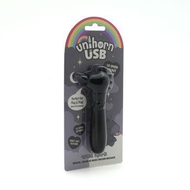 Вибратор-единорожка Unihorn USB Bullet &ndash; Wild Spirit, вибропуля, USB-зарядка, 10 режимов