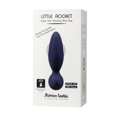 Анальная пробка с вибрацией Adrien Lastic Little Rocket с пультом LRS NEW