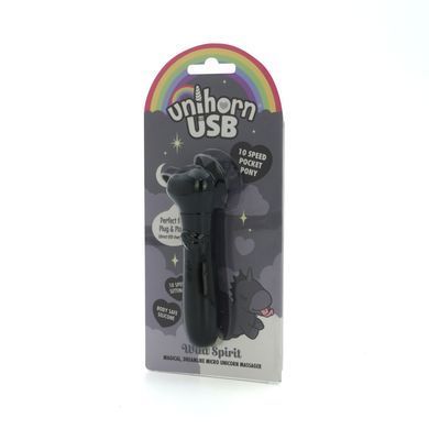 Вибратор-единорожка Unihorn USB Bullet &ndash; Wild Spirit, вибропуля, USB-зарядка, 10 режимов