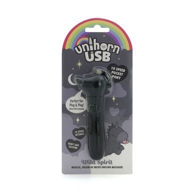 Вибратор-единорожка Unihorn USB Bullet &ndash; Wild Spirit, вибропуля, USB-зарядка, 10 режимов