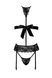 Комплект Kissable Bondage Kiss Set Black S/M