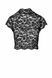 Топ Noir Handmade F303 Essence lace top with high collar - M