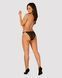 Напівпрозорі трусики з підвіскою Obsessive Ivannes panties black S/M, чорні