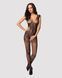 (SALE) Бодистокинг Obsessive Bodystocking F234 S/M/L, абстрактный рисунок, глубокое декольте