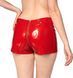 Лакированные шортики на молнии Art of Sex - Jarina, цвет красный, размер M