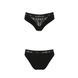 Трусики с широкой резинкой и кружевом Passion PS001 PANTIES XL, black