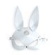 Шкіряна маска Зайчика Art of Sex - Bunny mask, колір Білий