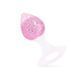 Анальная пробка Liebe Seele Heart-shaped Crystal Anal Plug - Pink Small