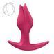 Анальна пробка Fun Factory BOOTIE FEM Raspberry, у вигляді бутона, діаметр 2,9 см, тонкий обмежувач