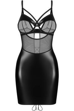 Сорочка Obsessive Dominna chemise & thong S/M