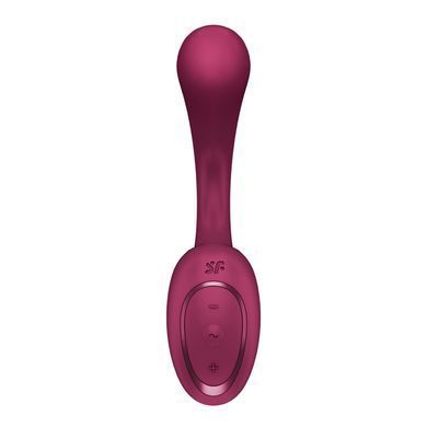Вагинально-клиторальный вибратор Satisfyer G for Goddess 2 Wine Red, 2 мотора