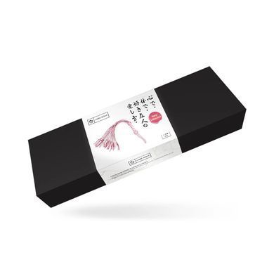 Флоггер Liebe Seele White & Pink Leather Whip