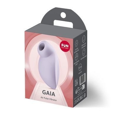 Вакуумный стимулятор Fun Factory Gaia Purple, 11 режимов работы, перезаряжаемый