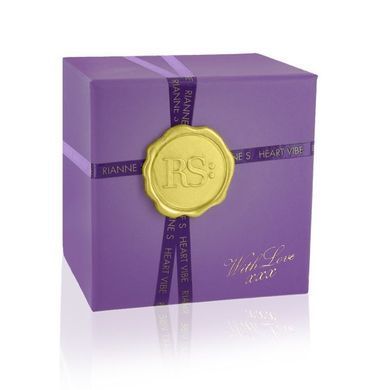 Вибратор-сердечко Rianne S: Heart Vibe Purple, 10 режимов, медицинский силикон, подарочная упаковка