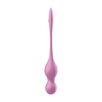 Вагинальные смарт-шарики с вибрацией Satisfyer Love Birds 1 Connect App Pink, 78 г