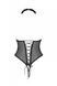Эротическое боди Passion TRISHA BODY, L/XL, black, с открытыми чашками
