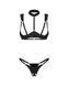 Комплект Obsessive Roccele 2-pcs crotchless set 2XL/3XL