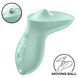 Вибратор для клитора с жемчужной стимуляцией Satisfyer Exciterrr Mint, 2 независимых мотора