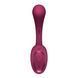 Вагинально-клиторальный вибратор Satisfyer G for Goddess 2 Wine Red, 2 мотора