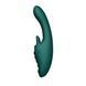 Смарт-вібратор Zalo Ares Turquoise Green, підігрів, 3 мотори, язичок для клітора, стимуляція точки G