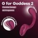 Вагинально-клиторальный вибратор Satisfyer G for Goddess 2 Wine Red, 2 мотора