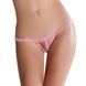 Женские микростринги с рюшами Passion MT001 One size, pink