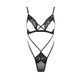 Боди монокини с открытой грудью Passion DIABOLINA BODY L/XL, black