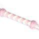 Флоггер Liebe Seele White & Pink Leather Whip