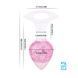 Анальная пробка Liebe Seele Heart-shaped Crystal Anal Plug - Pink Medium