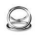 Тройное эрекционное кольцо Sinner Gear Unbendable - Triad Chamber Metal Cock and Ball Ring - Medium