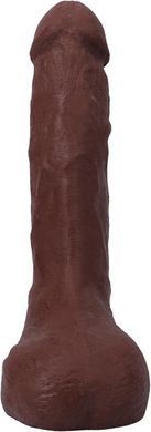 Кончающий фаллоимитатор Doc Johnson The Realistic Cock ULTRASKYN - Squirting 9,5 Inch Chocolate